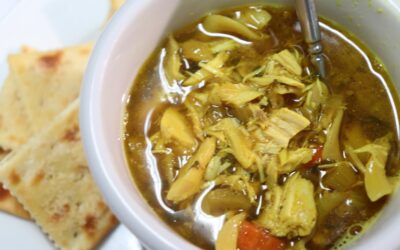 Cure Anything Chicken Noodle and Turmeric Soup