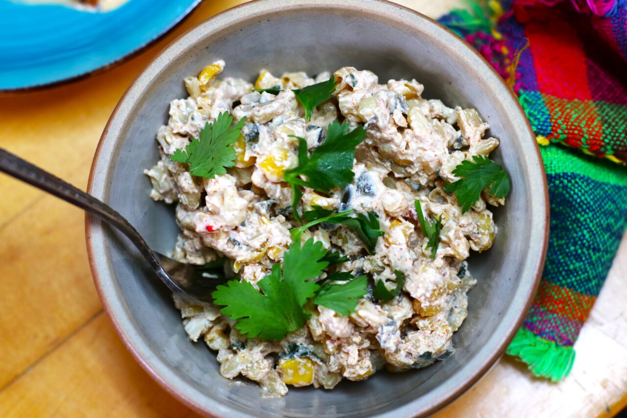 Mexican Street Corn Salad - Little Coastal Kitchen