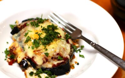 Roasted Eggplant Parmesan
