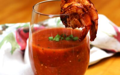 Gazpacho, and Smoked Paprika Shrimp