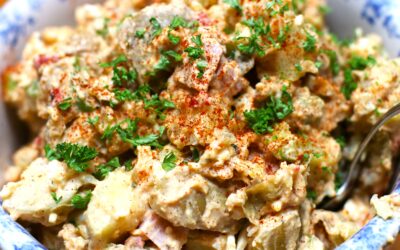 Creole Potato Salad with Ham
