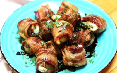 Stuffed Figs Wrapped in Bacon