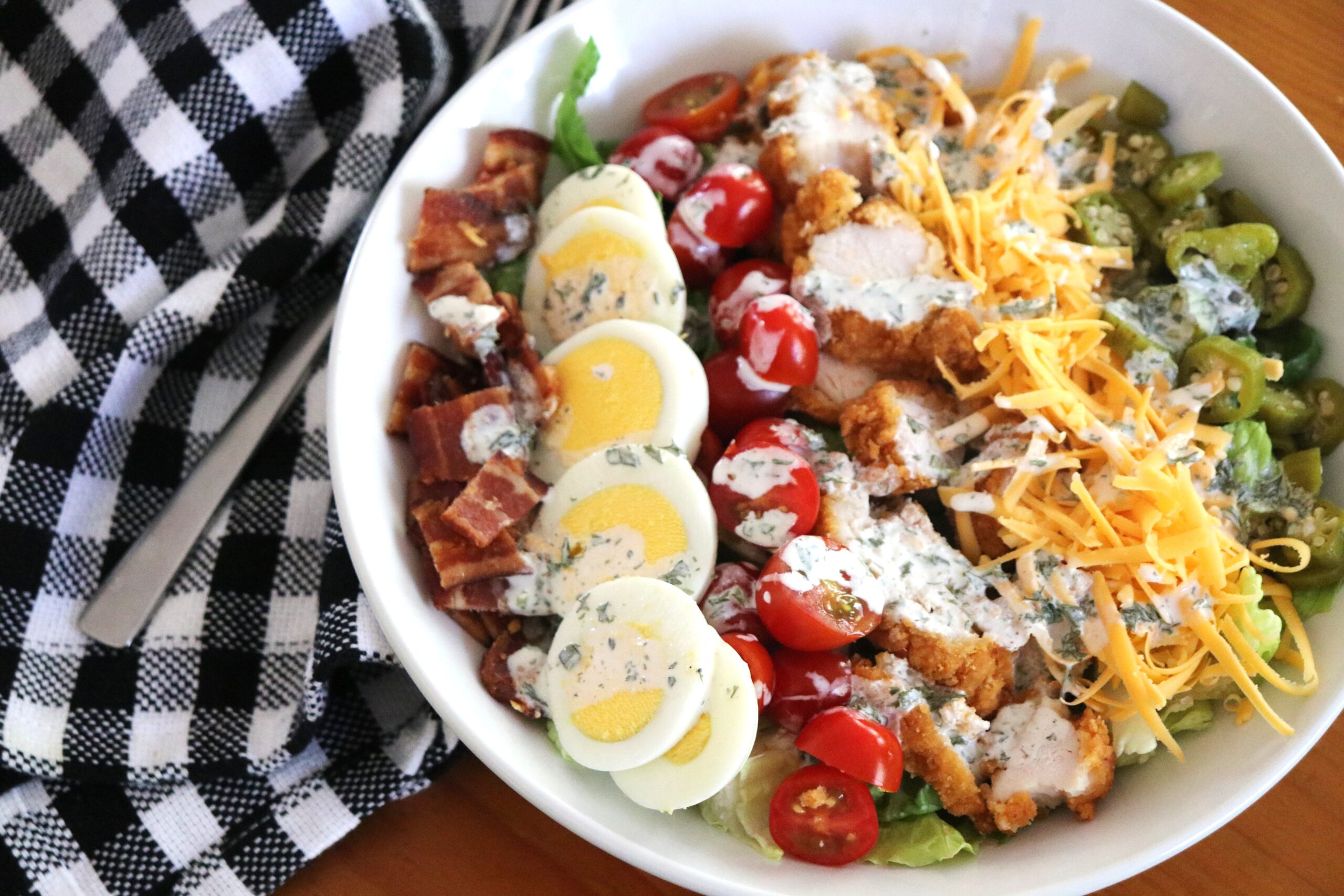 Fried Chicken Cobb Salad