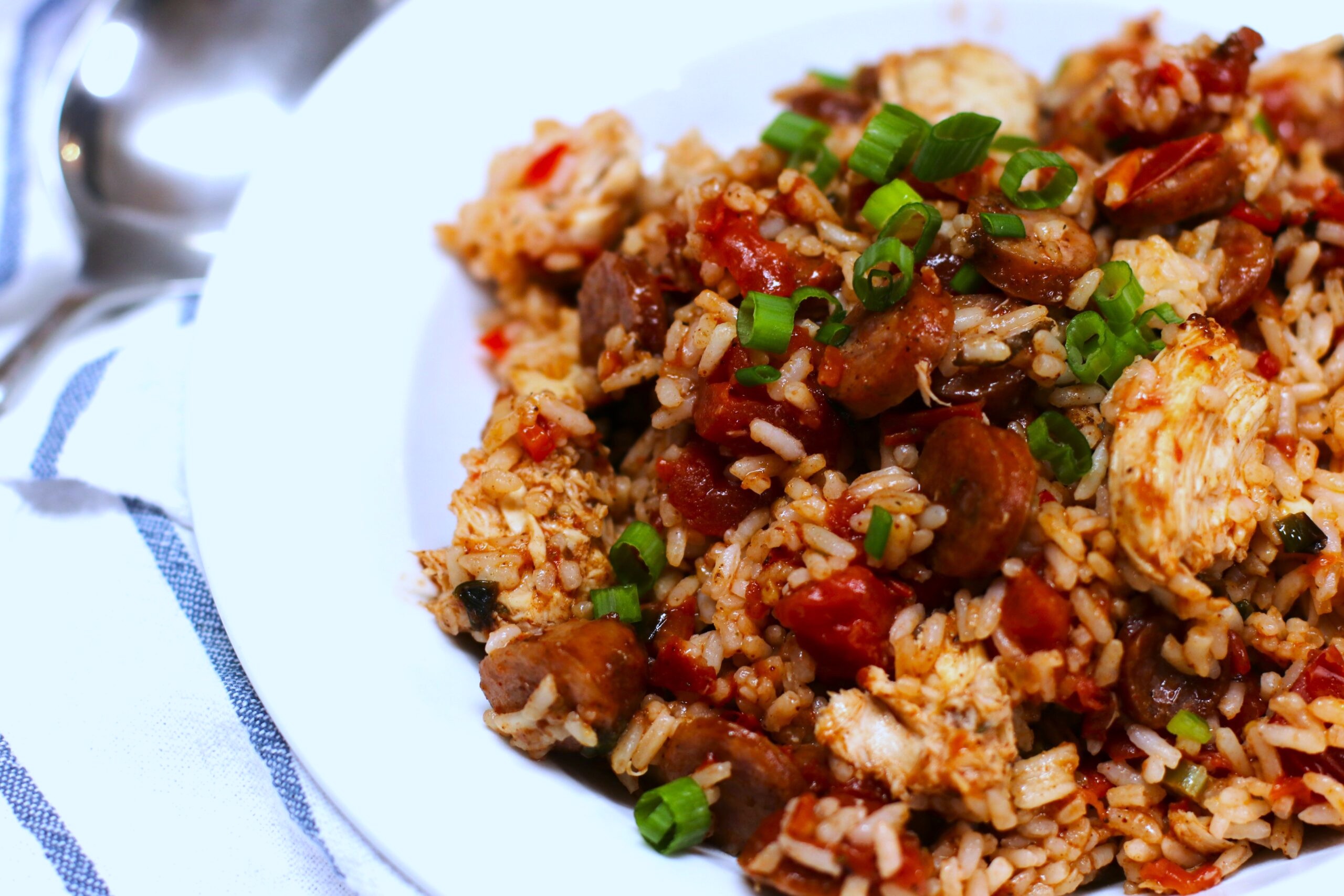 Jambalaya Fried Rice - Little Coastal Kitchen
